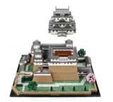LEGO Himeji Castle exploded view.