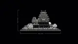 LEGO Himeji Castle dimensions schematic.