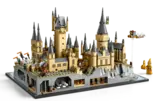 Lego Hogwarts Castle and Grounds full back view with interiors