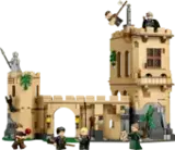 Angled view of LEGO 76447 built set.
