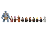 All minifigures and Troll from Lego Hogwarts Great Hall