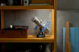 Hubble model on a shelf.