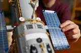 Adjusting Hubble solar panel.