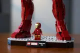 Minifigure and baseplate.
