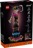 Rear box view of La Catrina set with dimensions.