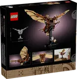 Back of LEGO Da Vinci Flying Machine box.