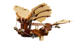 Side view of Da Vinci Flying Machine mechanism.