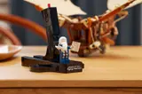 Close-up of Leonardo da Vinci minifigure.