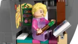 Luna Lovegood painting in her room.