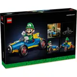 Luigi Mach 8 kart box back, features.