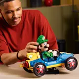 Adjusting Luigi's head in kart.