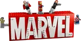 LEGO MARVEL Logo assembled