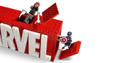 LEGO MARVEL Logo play features