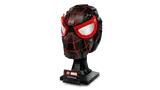 Full view of completed Miles Morales Mask.