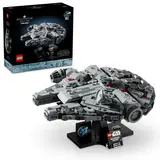 Lego Millennium Falcon 75375 box and model.