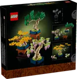 Back of LEGO Mini Bonsai Trees box.