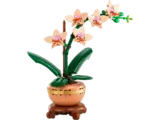Assembled LEGO Mini Orchid.