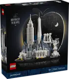 Front view of the Lego New York City The Big Apple 21066 box.