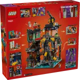 Back of LEGO Ninjago City Workshops 71837 box.