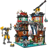 Complete LEGO Ninjago City Workshops 71837 set.