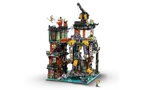 Side view of LEGO Ninjago City Workshops.