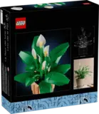 Back box art of LEGO Peace Lily.