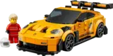 Lego Porsche 911 GT3 RS with minifigure
