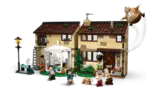 Open back of LEGO 4 Privet Drive showing interior.