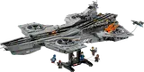 Helicarrier with minifigures and stand.