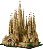 Completed LEGO Sagrada Familia model