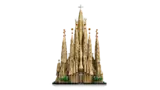 Frontal view of completed model