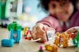 Child inserts Smart Brick into Bidoof.