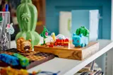LEGO Pokémon set displayed on shelf.