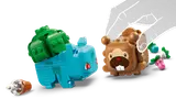 Bulbasaur vs. Bidoof, berries.