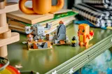 LEGO set displayed on a shelf.