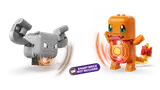 Glowing Charmander and Geodude.