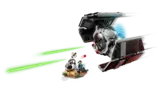 TIE Fighter attacking Rebel turret with lasers.