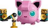 Jigglypuff, speakers, and microphone.