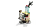 Princess Leia minifigure at a control station with radar.