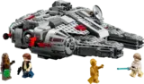 Lego Falcon 75426 with characters.