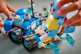Placing Squirtle on buggy.
