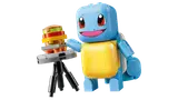 Squirtle with burger stand.