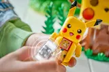 Inserting Smart Brick into Pikachu.