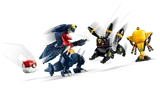 Dynamic LEGO Pokémon battle.
