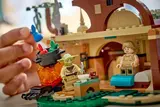 Playing with Lego 75422 Yoda's hut.