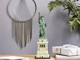 LEGO Statue of Liberty on a desk.