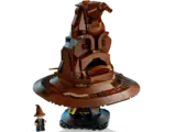 Angled view of Sorting Hat and minifigure