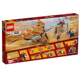 LEGO Thanos: Ultimate Battle 76107 box back.