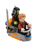 Space scooter with Star-Lord and Gamora.