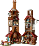 Lego The Burrow split open, interior view.